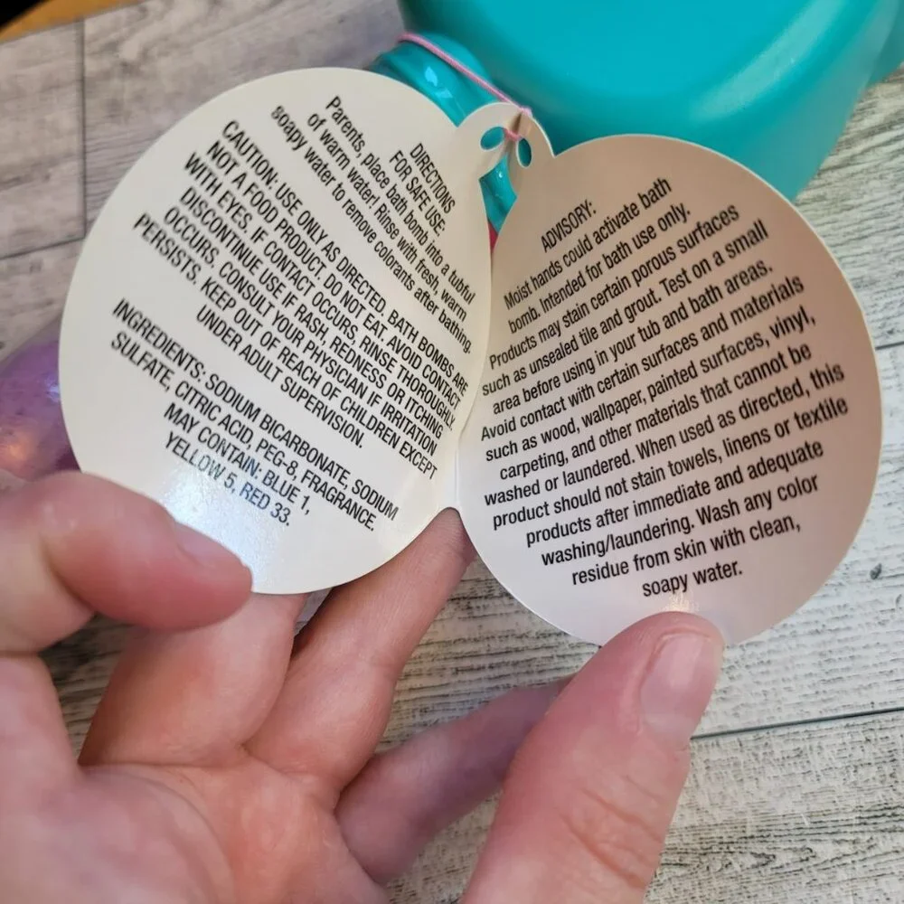 Squishmallow 4 pack bath bomb gift set NIB